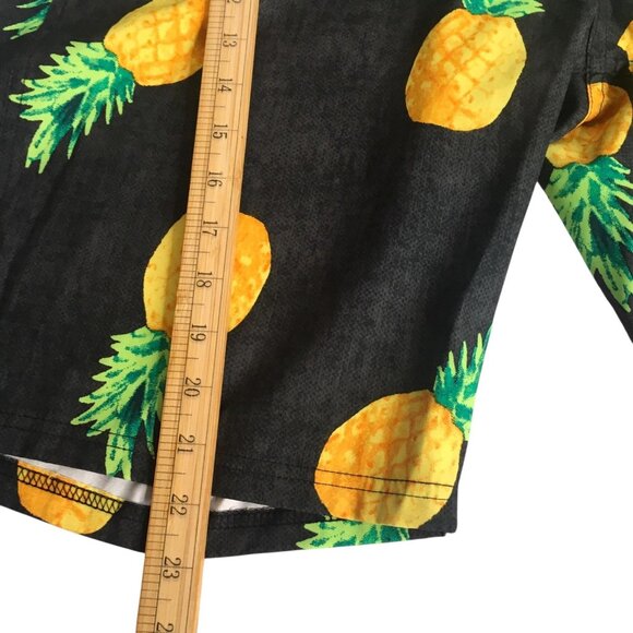 Old Navy Board Shorts Mens 36 Pineapple Print 10" Inseam UPF 40 Built-In Flex - Picture 11 of 16